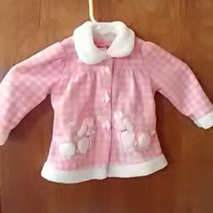 Pink fleece jacket